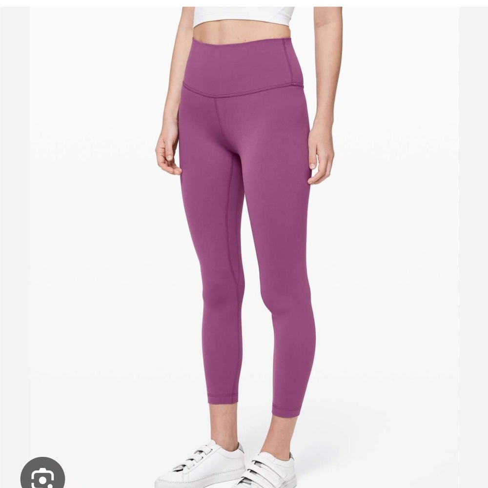 ALIGN LEGGINGS 25” LULULEMON VINTAGE PLUM SIZE 4